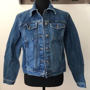 Izod Jeans Jacket button, blue, 2 chest and 2 side pockets, size SPP